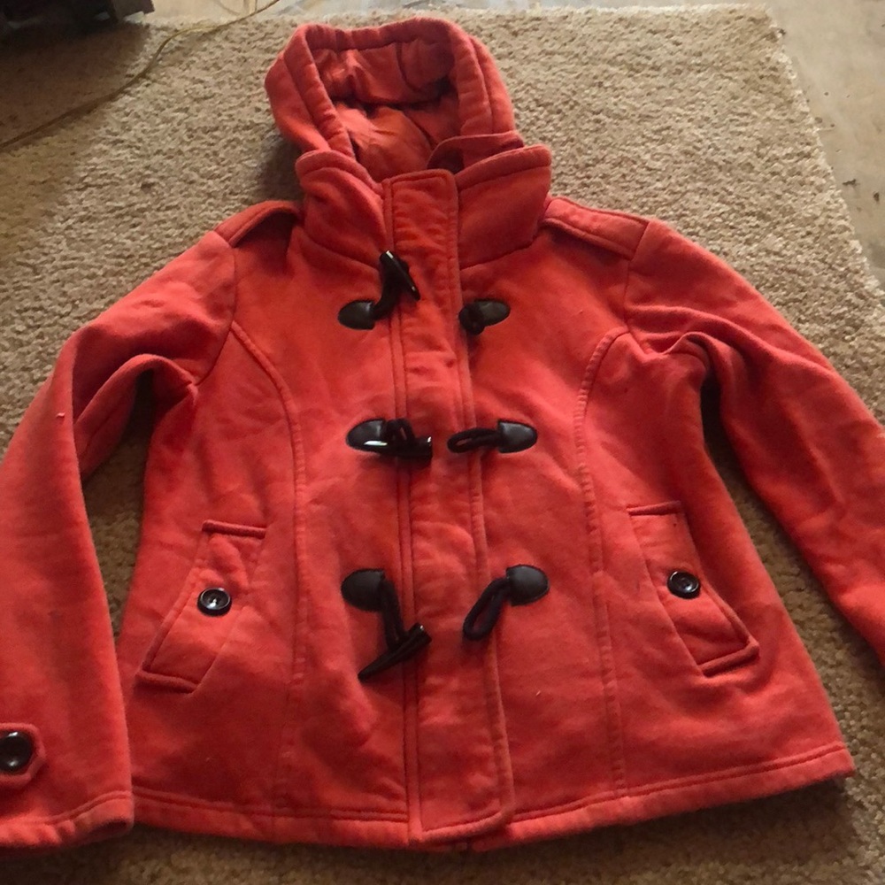Orange coat